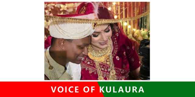 বিবাহ বন্ধনে আবদ্ধ হলেন মেজর বান্না ও ক্যাপ্টেন শিলা।