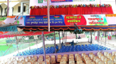 প্রস্তুত মঞ্চ। কাল কুলাউড়া সদর ইউনিয়ন বিএনপির সম্মেলন ও কাউন্সিল।