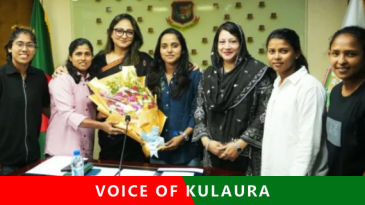 নারী ক্রিকেটারদের সঙ্গে সাক্ষাৎ করেছেন রাশনা ইমাম।