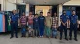 কুলাউড়ায় পুলিশের অভিযানে আন্তঃজেলা গরুচোর চক্রের ৬ সদস্য গ্রেপ্তার।