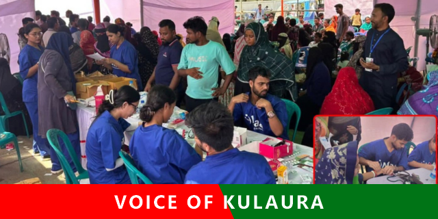 কুলাউড়ায় মা এক্সপ্রেস ক্যাম্পে চার শতাধিক গর্ভবতী মায়ের চিকিৎসাসেবা।